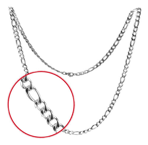 Edoné Figaro Chain Necklace Unisex 5mm Surgical Steel 0