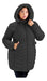 Women's Plus Size Long Jacket Hooded Warm Waterproof 18