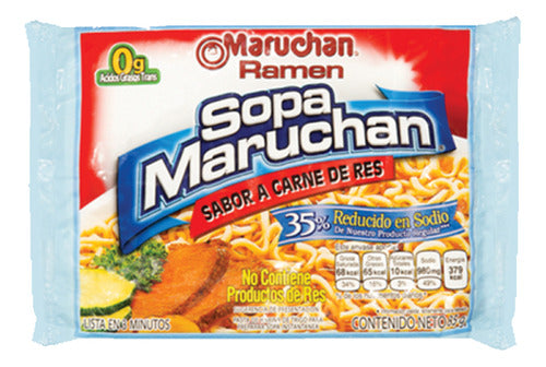 Pack of 6 Maruchan Ramen Beef Soup 85g Each 0