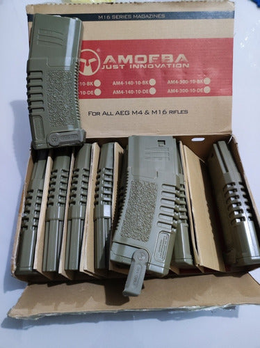 Magazine Ares Amoeba Mid Cap140 Bbs Airsoft Aeg 5 Unidades 3