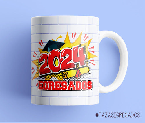 Plantillas Tazas Egresados 2023 Sublima Graduación Sexto #16 5