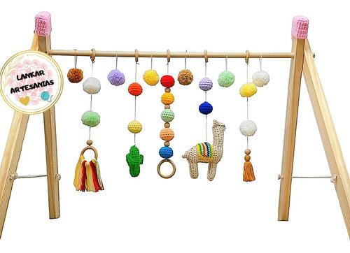 Gimnasio Para Bebe Montessori Crochet Con Puntas! Mas Envio! 4