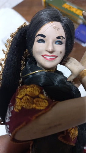 Muñeca Española/gitana De Porcelana Articulada 5