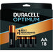 Pilas Duracell Optimum Aa Potencia Duradera Pack De 18 0