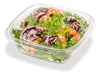 Bandex Disposable Plastic Salad Bowl with Lid 1050cc x 100 Units 0