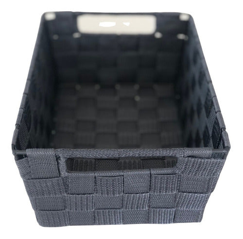 RANDOM Organizer Basket Nylon Storage Bins Pack of 2 0