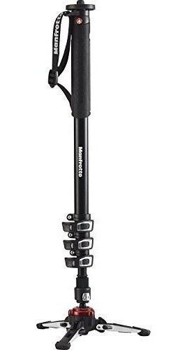 Monopod De Video De Aluminio Manfrotto Xpro 4 Seccion, Negro 0