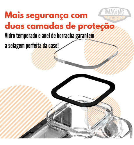 Case Estanque Proteção Total Para Go Pro Hero 11 Black Novo 7