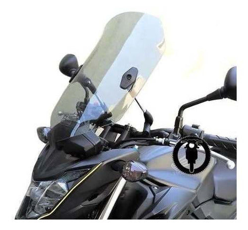 CURTAIN - PROSCREEN Parabrisa Motos Cb 500 Honda Ktm Soportes Nylon Naked Cbf 1