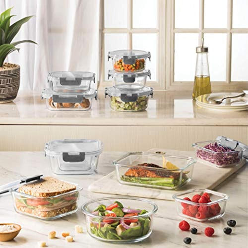 Finedine 24-piece Superior Glass Food Storage Containers Set 1