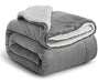 Bedsure Sherpa Throw Silver Grey Twin Size Fuzzy Blanket 0