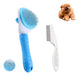 Pet Grooming Set: Cardina Brush Pet Hair Remover + Flea Comb 0