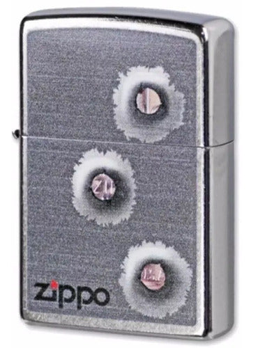 Zippo Encendedor 28870 Bullet Holes El Jabali 0