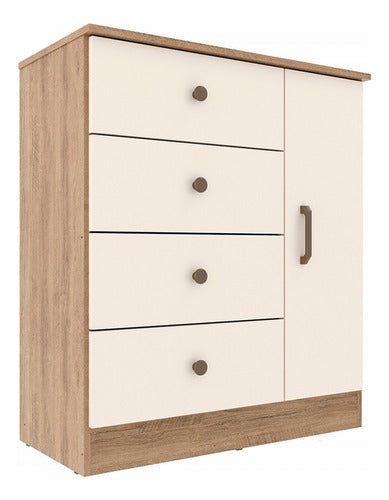 Kapan Comfortable Dresser, Chest of Drawers, Shoe Rack, Bedroom 1