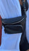 Mikala Eco Leather Black Fanny Pack 1