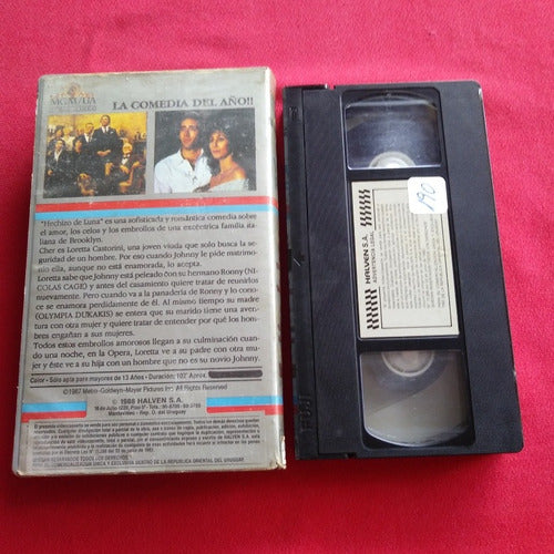 Cher - Nicolas Cage Hechizo De Luna (moonstruck) Vhs Casete 1