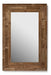 Barnyard Designs 24x36 Wood Farmhouse Wall Mirror, Wooden La 0