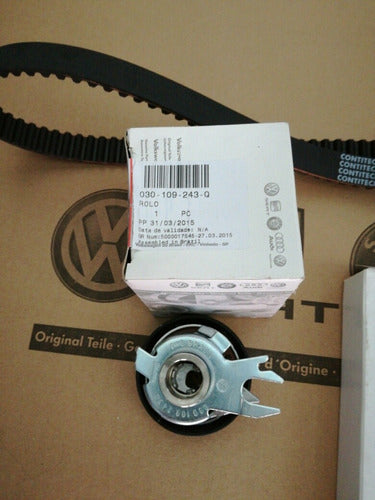 Volkswagen Fox/Suran/Trên Original Distribution Kit: Belt+Tensioner+Water Pump 0