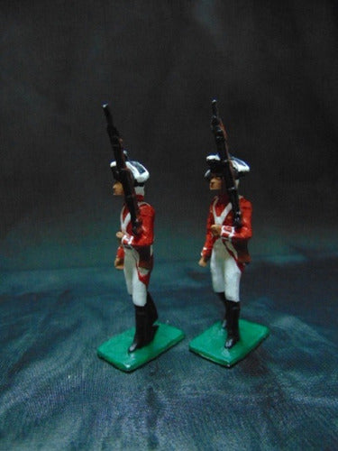 British Lead Soldiers, 18th Century Redcoats, Invasiones Inglesas 9