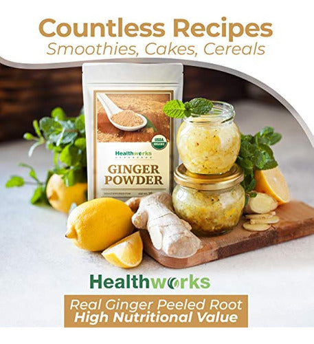 Healthworks Organic Raw Ginger Powder 2