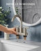 Forious Bimando Faucet with Drain and Colillas in Brushed Nickel 5