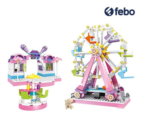 Cogo Giant Wheel Toy - 610 Pieces - Febo 1