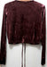 H&M Women's Velvet Burgundy Short Sweater 6