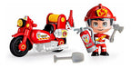 Pinypon Action - Firefighter Motorcycle and Figure with Accessories 3