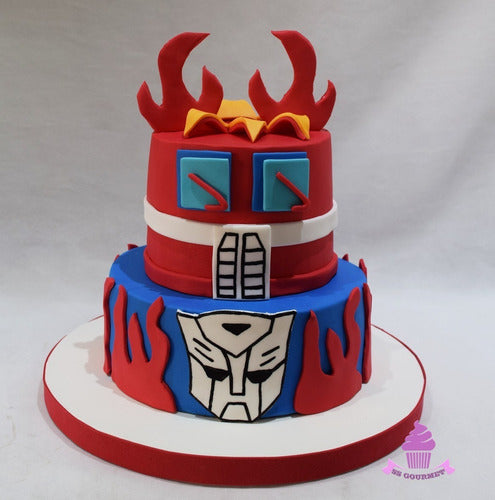 SS GOURMET Torta Transformers - Thematic Sweet Table for 30 People, 2 Layers 0