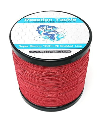 Aparejo De Reacción Rojo Oscuro 100lb 1500yd (nuevo) 0