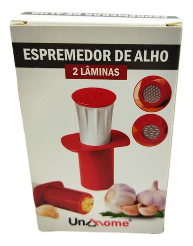 Espremedor De Alho Em Plastico Abs Manual Com Duas Laminas 3