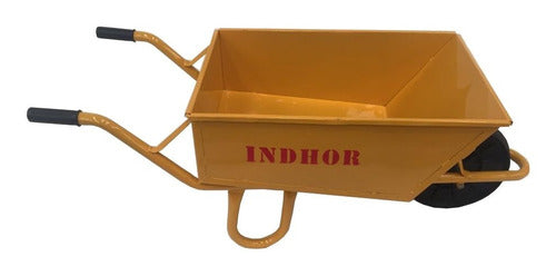 INDHOR Reinforced Wheelbarrow L-80, Solid Wheel 1