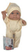 Realistic 20 cm Doll with Onesie and Beanie 9