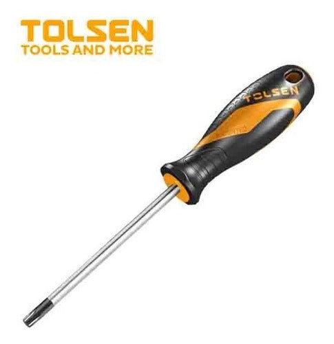 Tolsen Flat Screwdriver 3 X 75 Mm Magnetic 20001 1