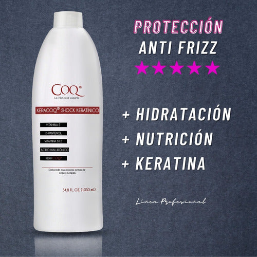 Coq Capilar X3: Alisado Extra Potencia + Keratina + Lifting Capilar 3lt 2