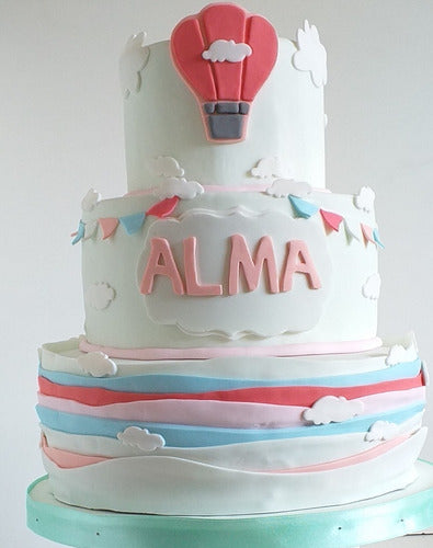 Pasteleria Prut Tortas Infantiles, Globo Aerostatico, Primer Año, Baby Shower 1