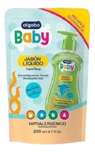 Algabo Baby Liquid Soap Chamomile Refill 200 Ml 0