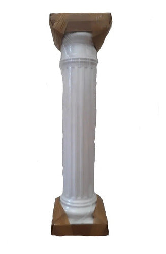 Yesería Columna Yeso Decorativa 80 Cm Dórica 0