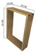 Sajo Modern 43x30 Hanging Cube Shelf - Solid Wood 3