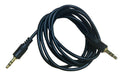 Cordon Cable Auxiliar Negro 1.5 M Cable Audio Plug Por Mayor X 12 1