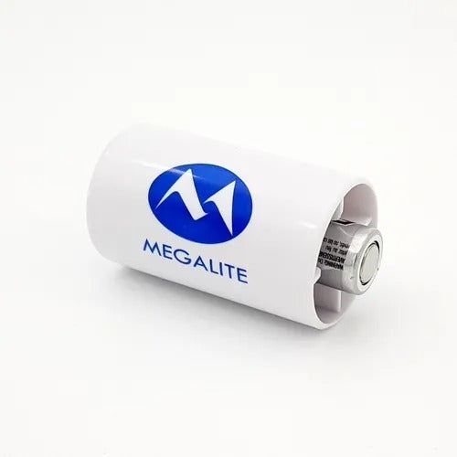 Megalite 2 Adapters for AA to D Size Batteries 1