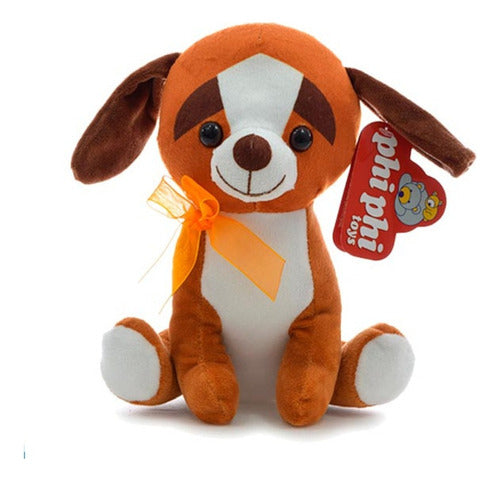 Phi Phi Toys Sitting Puppy Plush - 21 Cm 1