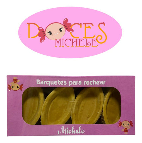 Kit C/ 3 Barquetes P/ Canapés P/ Rechear C/40 Doces Michele 3