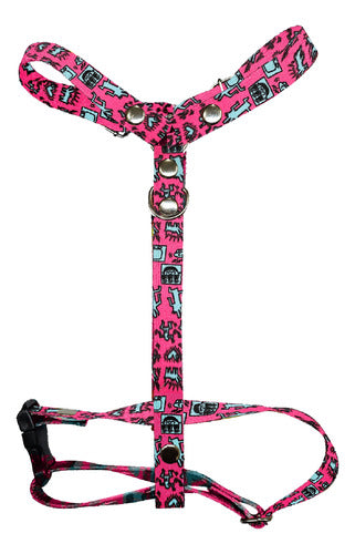 Generic H Harness for Medium Dogs - Pink 0