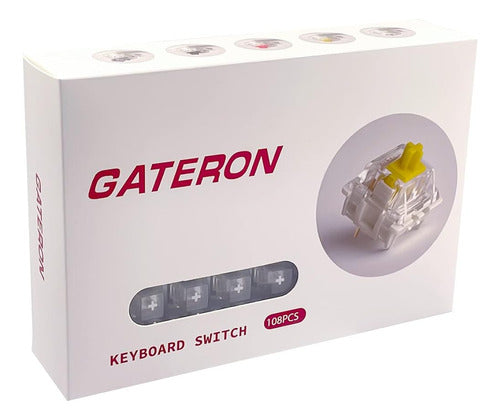 Gateron G White Clear Pro Switches Rgb Smd Lineal De 3 Pines 4