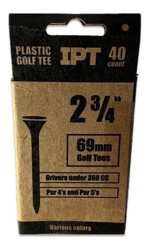 Buke Golf Tee Box x 40 Units Combo Pack 7