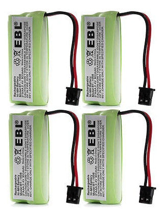 4 X 900mah Batería 2.4v Hogar Para Uniden Bt-1021 1025 Bt Bt 1