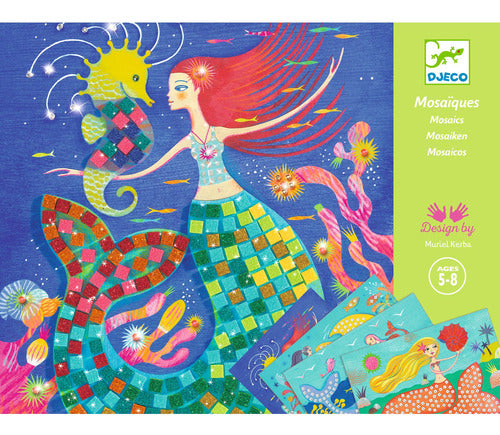 Mosaicos Para Niños - Sirena -  Djeco - Dj09423 0