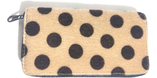 Skora Animal Print Leopard Long Wallet for Women 0