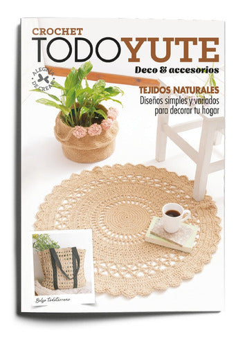 Pack of 3 Crochet Decorative Weaving Magazines Jute Accessories 1
